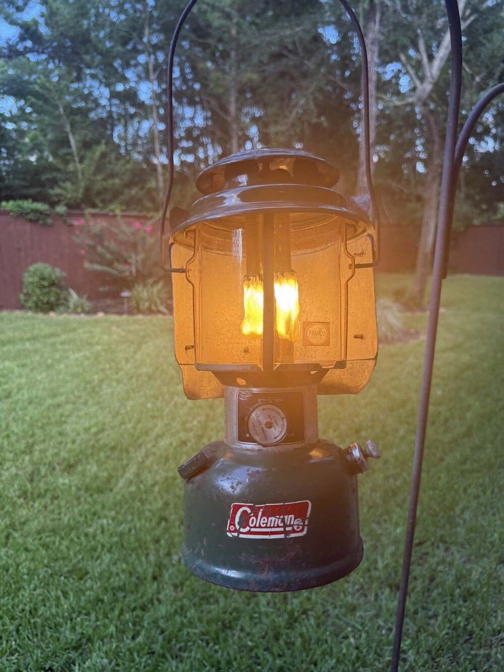 Coleman 220H Lantern - 9/73 - Primus Globe - Custom Reflector - Nepal Provenance